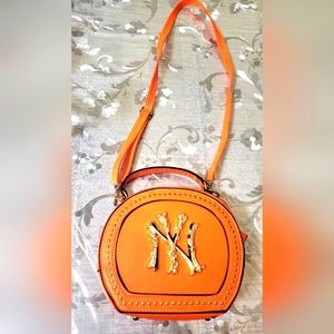 Women's NY, CrossBody Bag,Orange